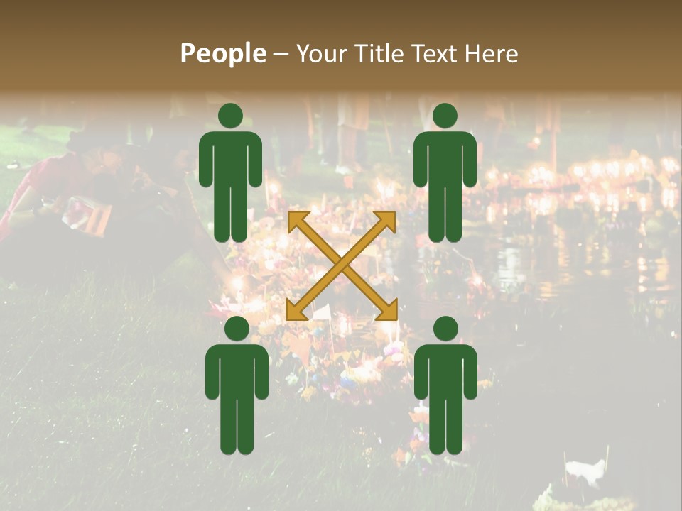 Workgroup Network Connected PowerPoint Template