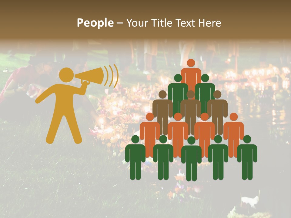 Workgroup Network Connected PowerPoint Template