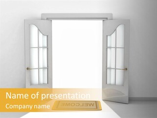 Accessibility Room White PowerPoint Template