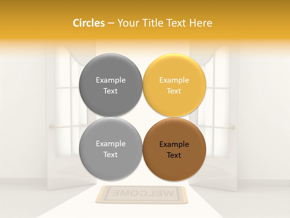 Accessibility Room White PowerPoint Template