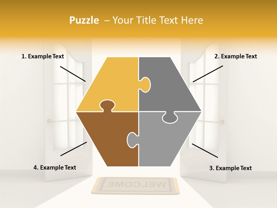 Accessibility Room White PowerPoint Template