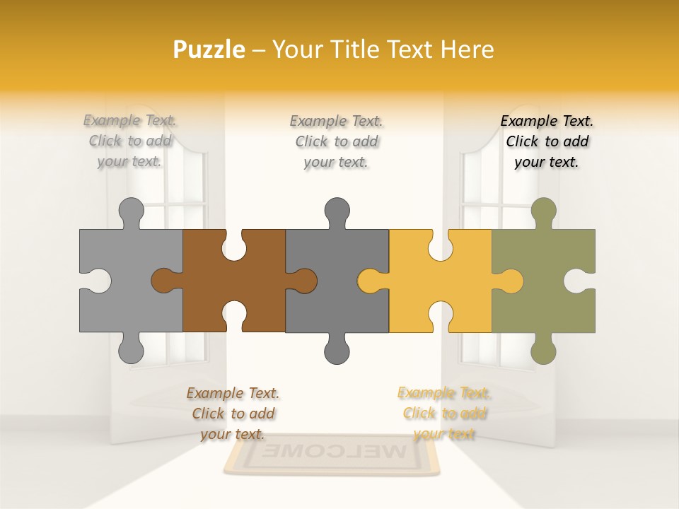 Accessibility Room White PowerPoint Template