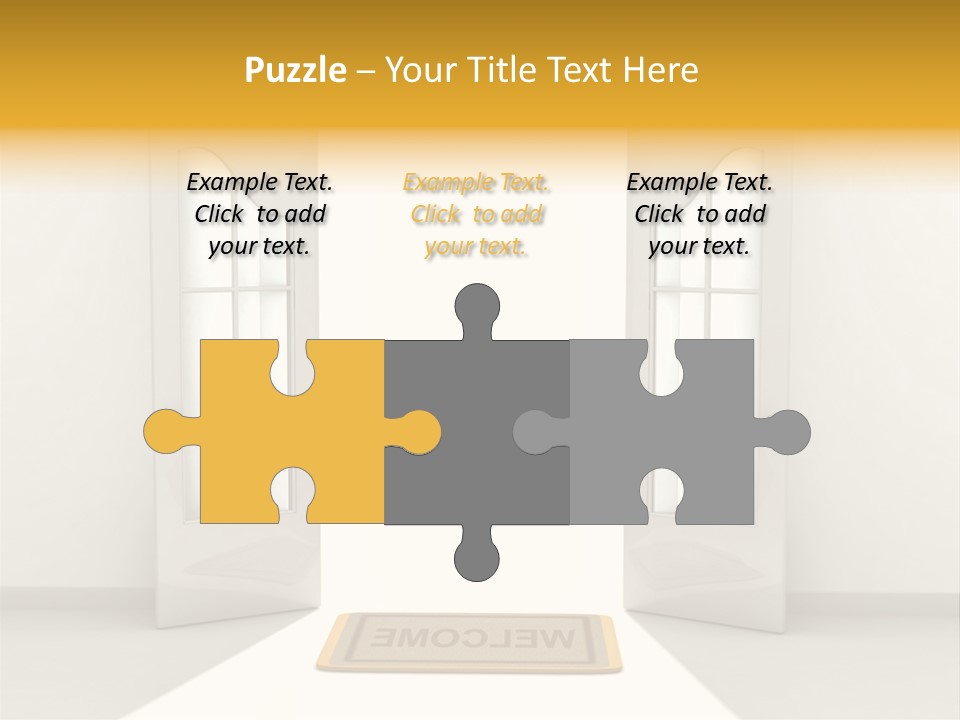 Accessibility Room White PowerPoint Template