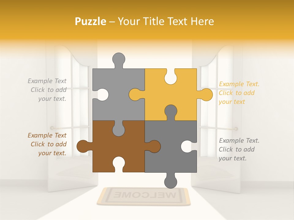 Accessibility Room White PowerPoint Template