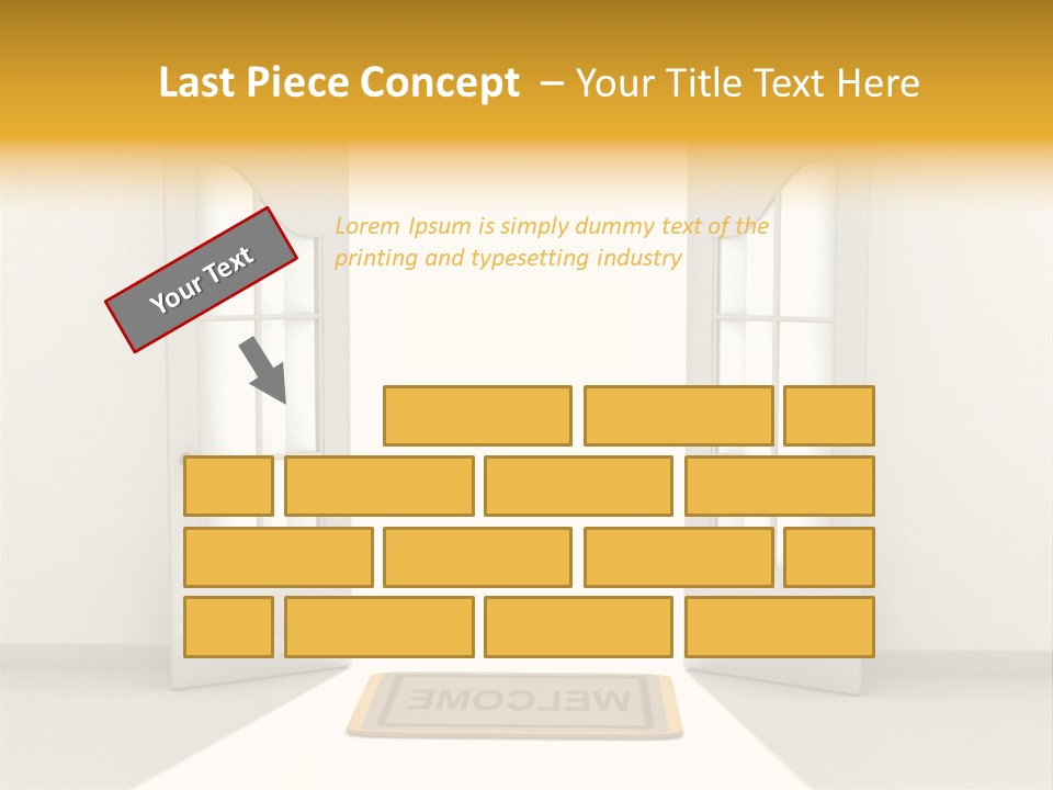 Accessibility Room White PowerPoint Template