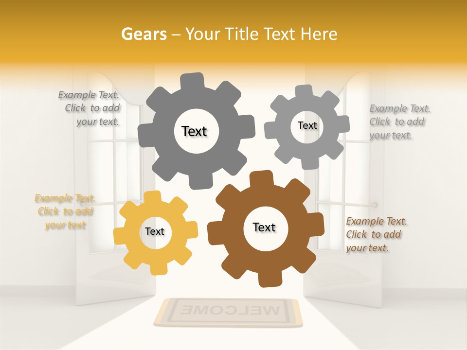 Accessibility Room White PowerPoint Template