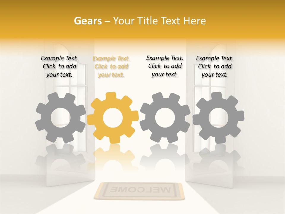 Accessibility Room White PowerPoint Template