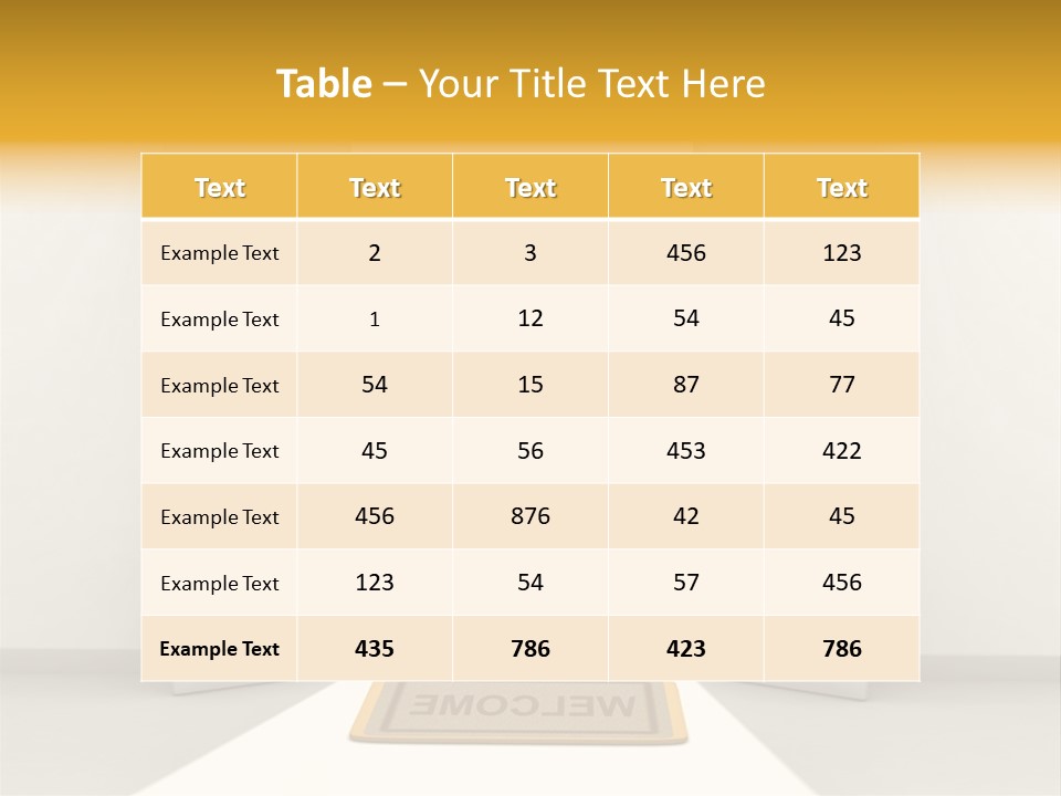 Accessibility Room White PowerPoint Template