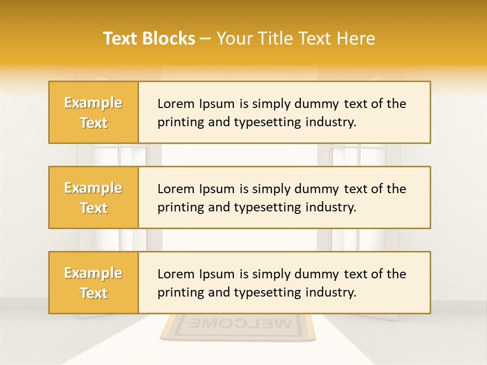 Accessibility Room White PowerPoint Template