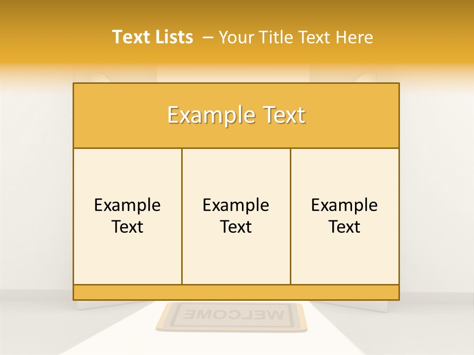 Accessibility Room White PowerPoint Template