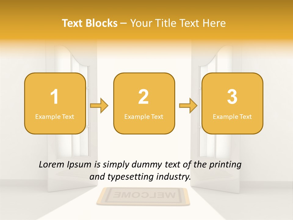 Accessibility Room White PowerPoint Template