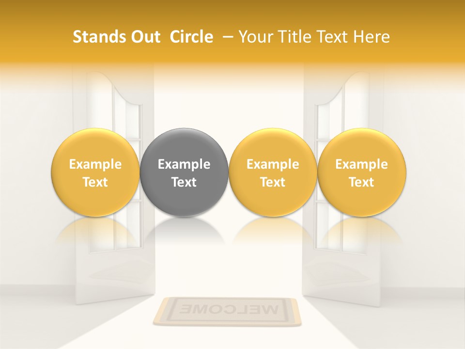 Accessibility Room White PowerPoint Template