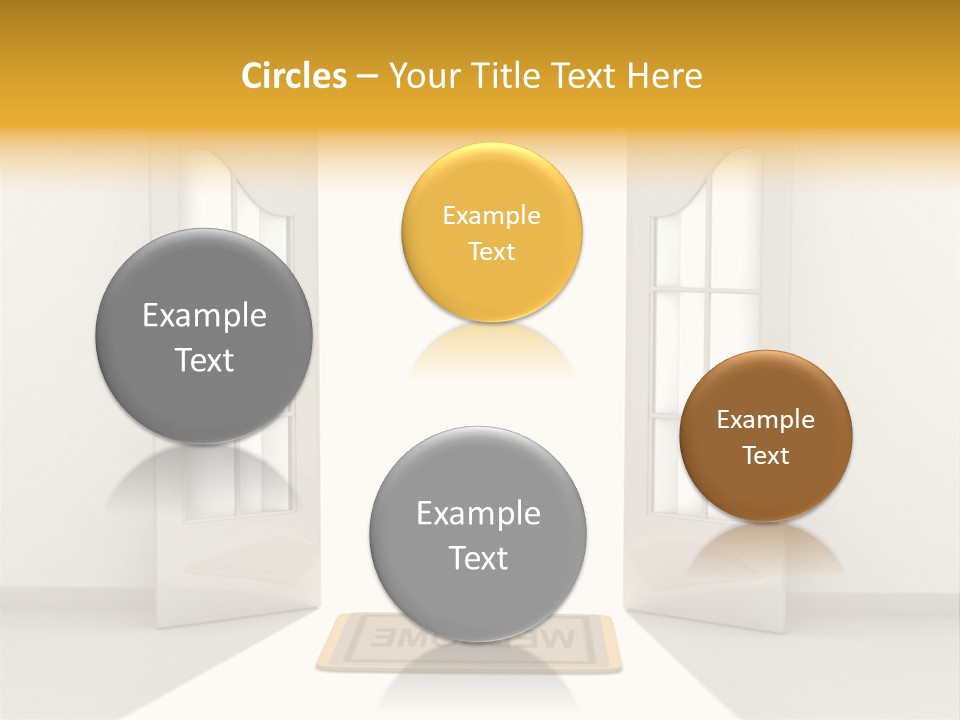 Accessibility Room White PowerPoint Template
