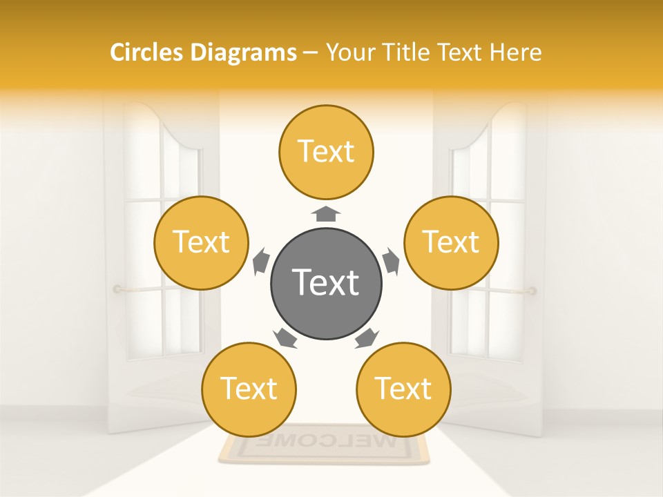 Accessibility Room White PowerPoint Template