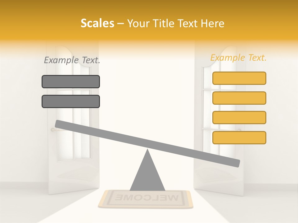 Accessibility Room White PowerPoint Template