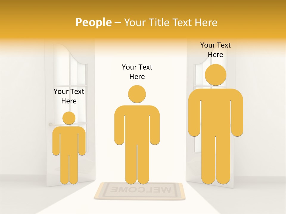 Accessibility Room White PowerPoint Template