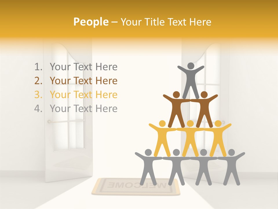 Accessibility Room White PowerPoint Template