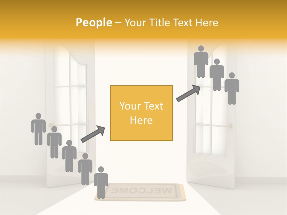 Accessibility Room White PowerPoint Template