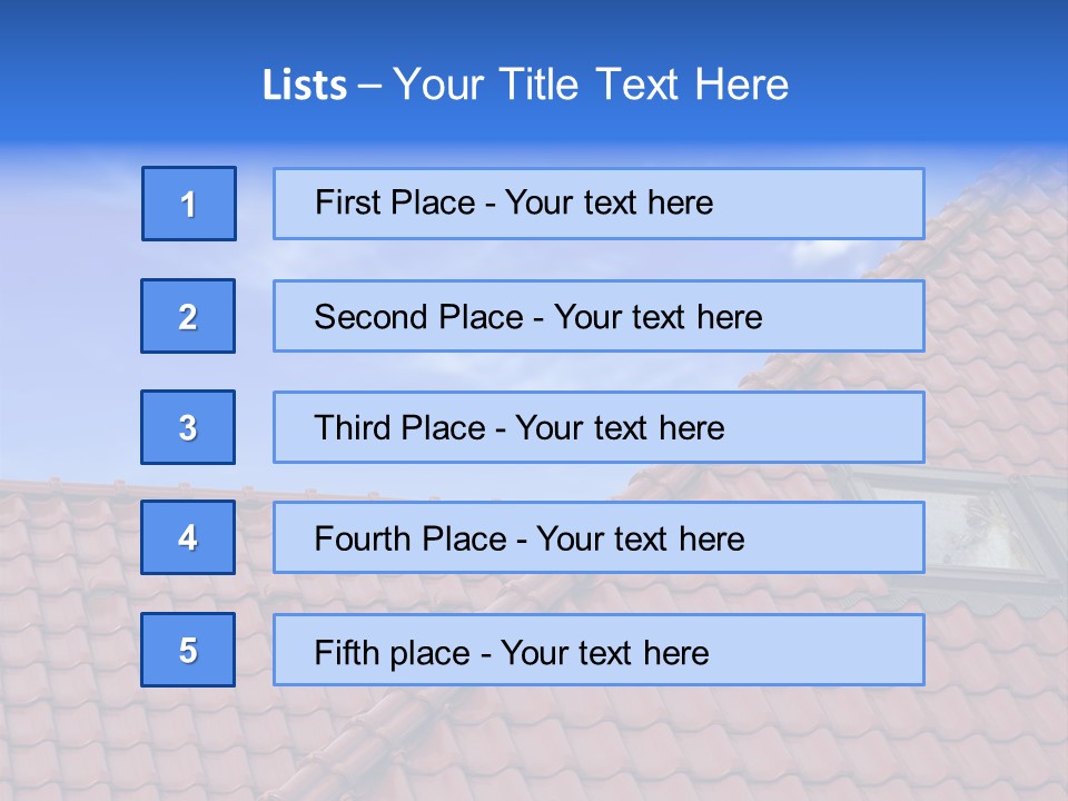 Space Living Landscape PowerPoint Template