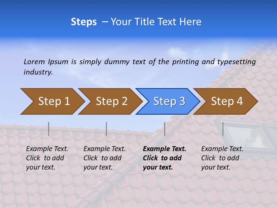Space Living Landscape PowerPoint Template