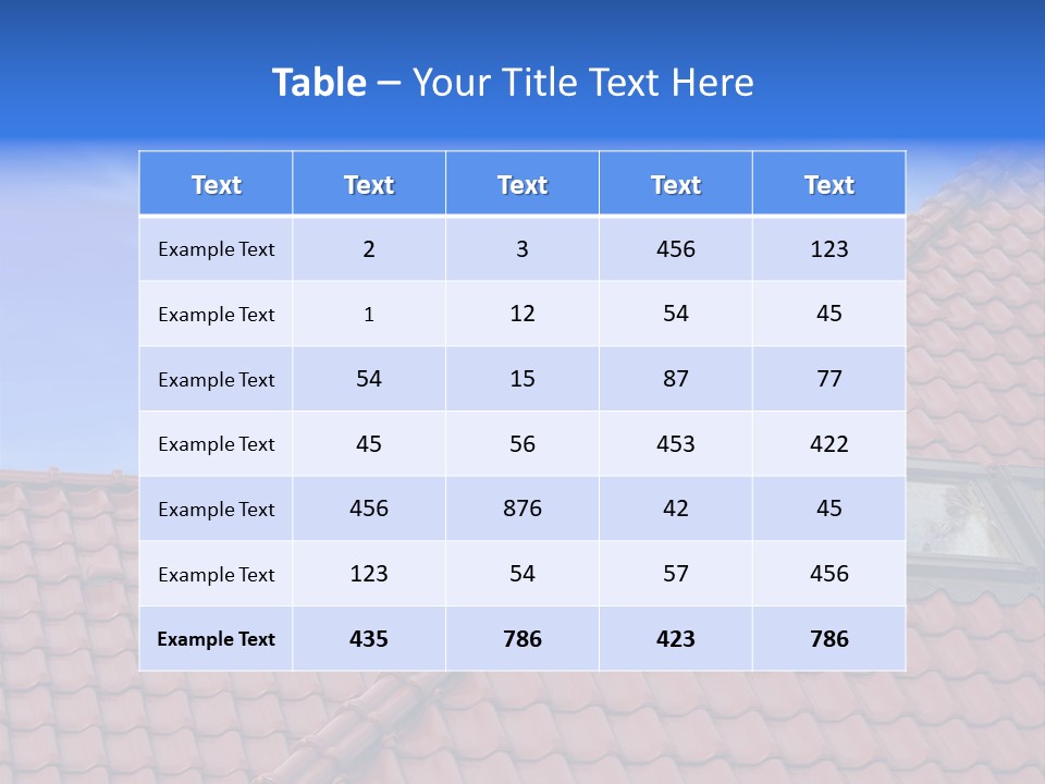 Space Living Landscape PowerPoint Template