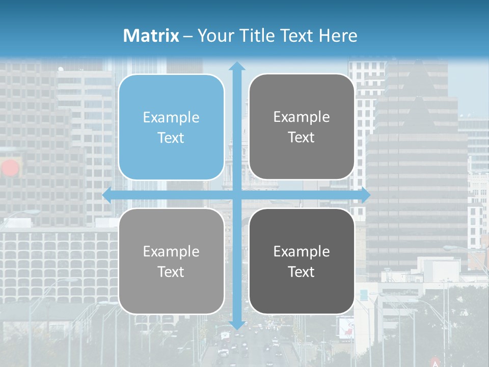 Highrise Urban Building PowerPoint Template