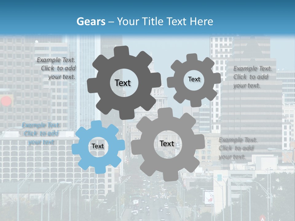 Highrise Urban Building PowerPoint Template