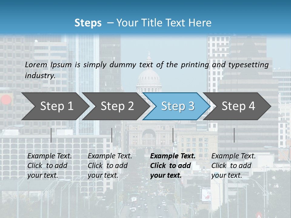 Highrise Urban Building PowerPoint Template