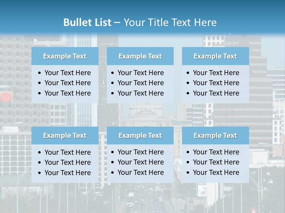 Highrise Urban Building PowerPoint Template