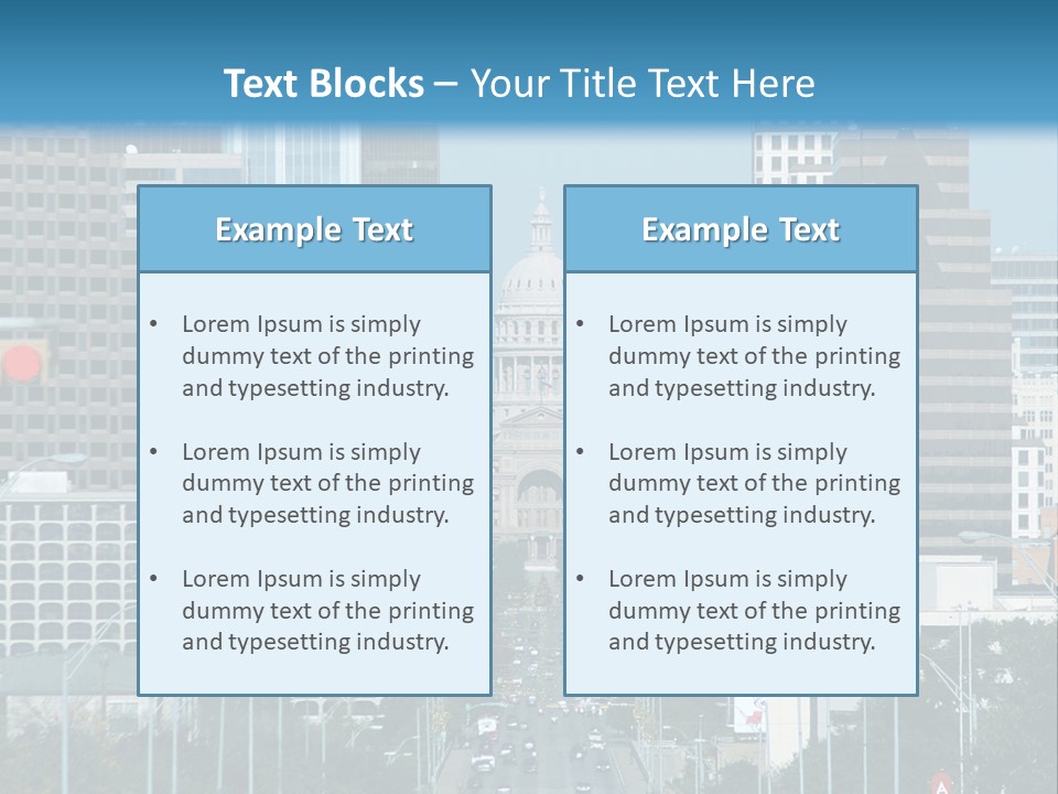 Highrise Urban Building PowerPoint Template