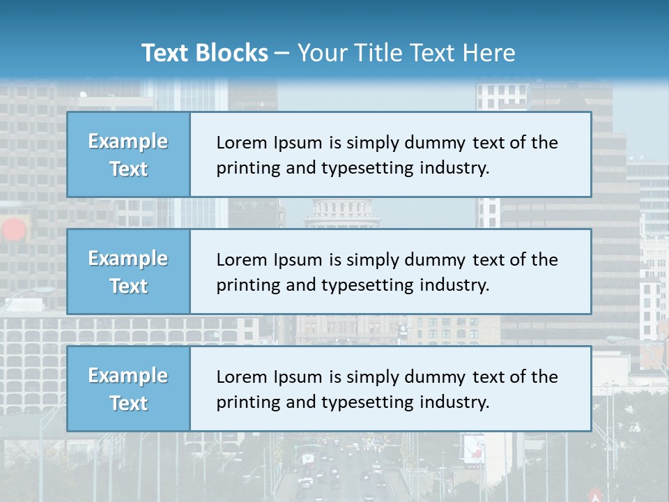 Highrise Urban Building PowerPoint Template