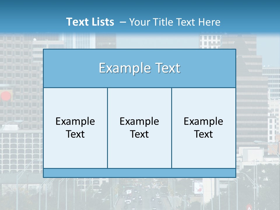 Highrise Urban Building PowerPoint Template