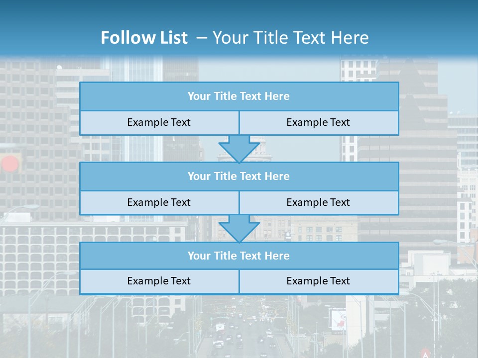 Highrise Urban Building PowerPoint Template