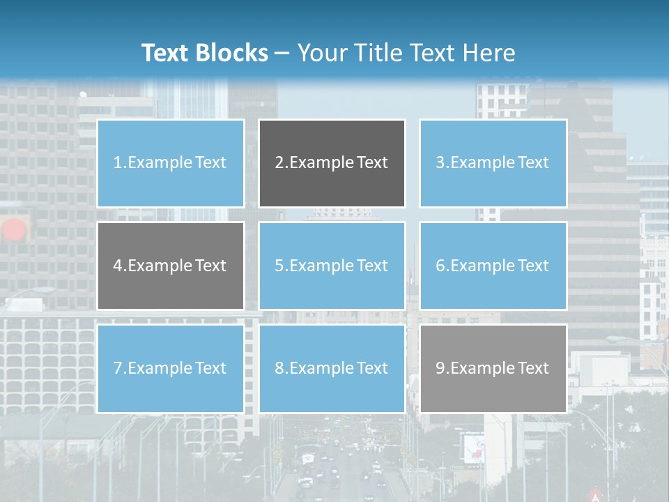 Highrise Urban Building PowerPoint Template