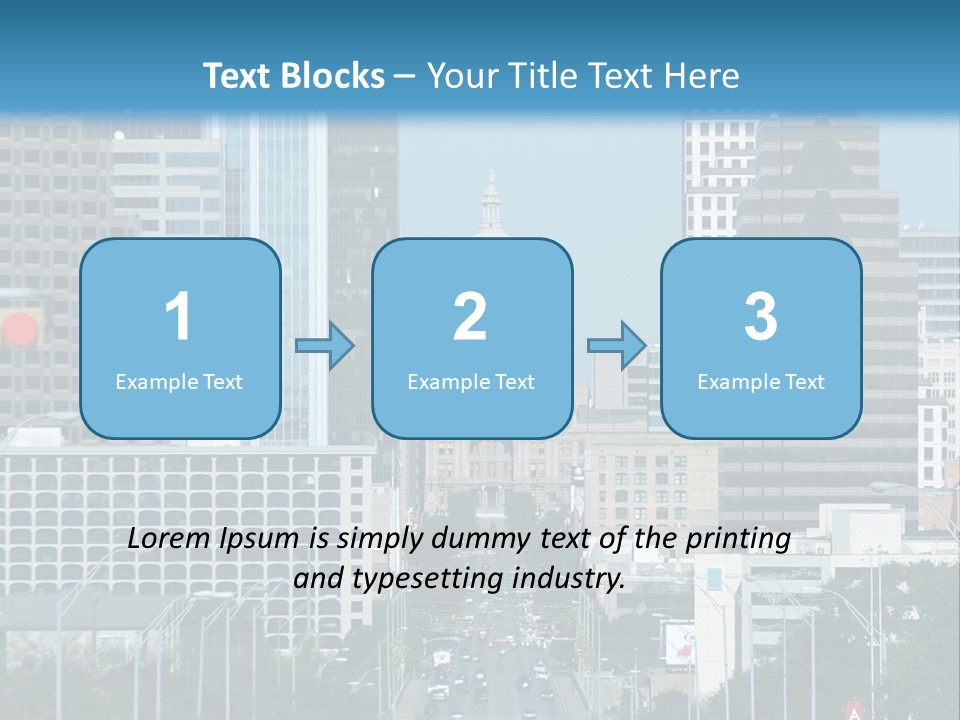 Highrise Urban Building PowerPoint Template