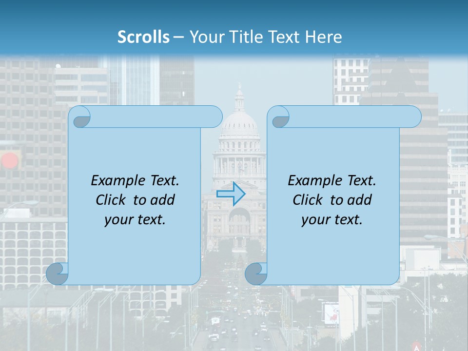Highrise Urban Building PowerPoint Template