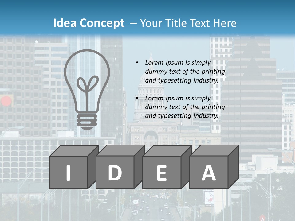 Highrise Urban Building PowerPoint Template