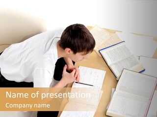 Youth Touch Attention PowerPoint Template