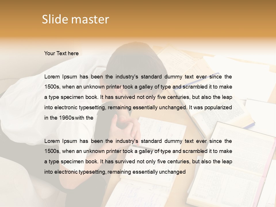 Youth Touch Attention PowerPoint Template