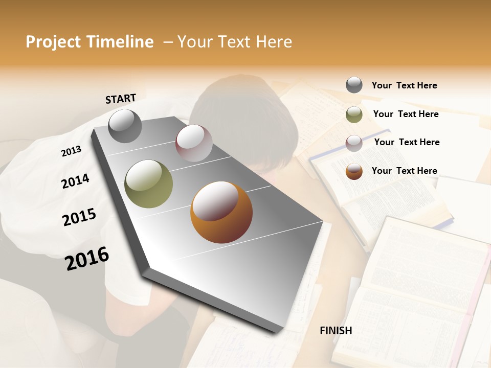 Youth Touch Attention PowerPoint Template
