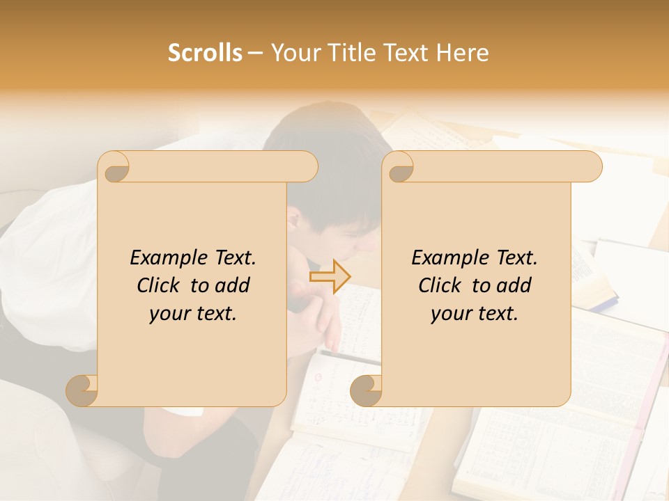 Youth Touch Attention PowerPoint Template