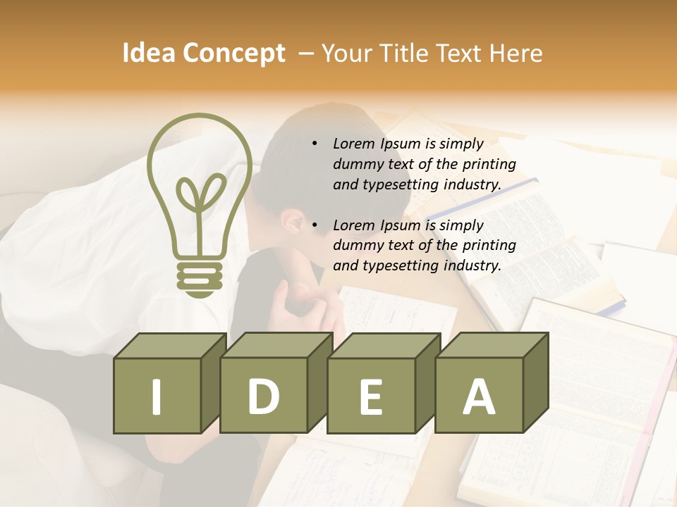 Youth Touch Attention PowerPoint Template