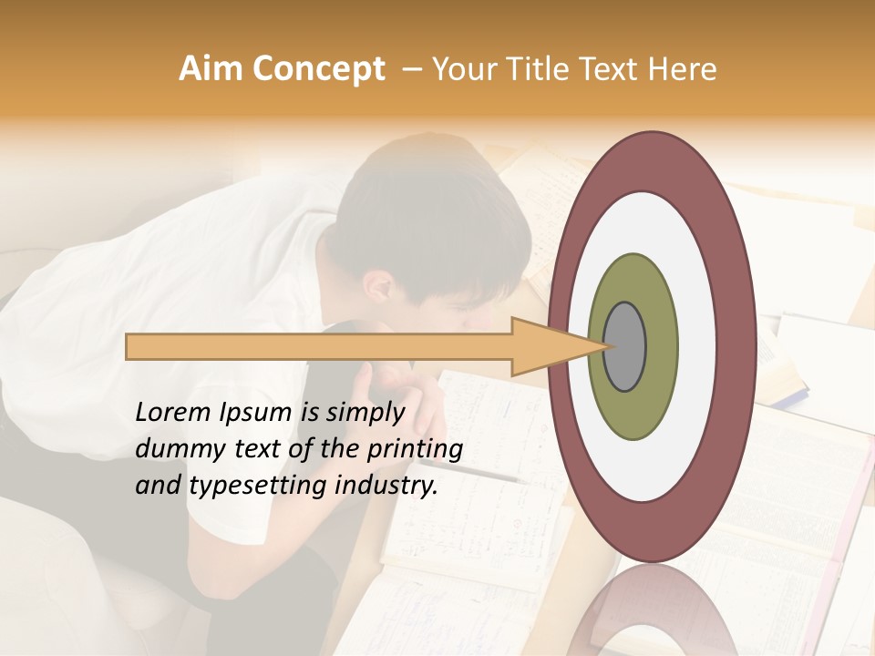 Youth Touch Attention PowerPoint Template