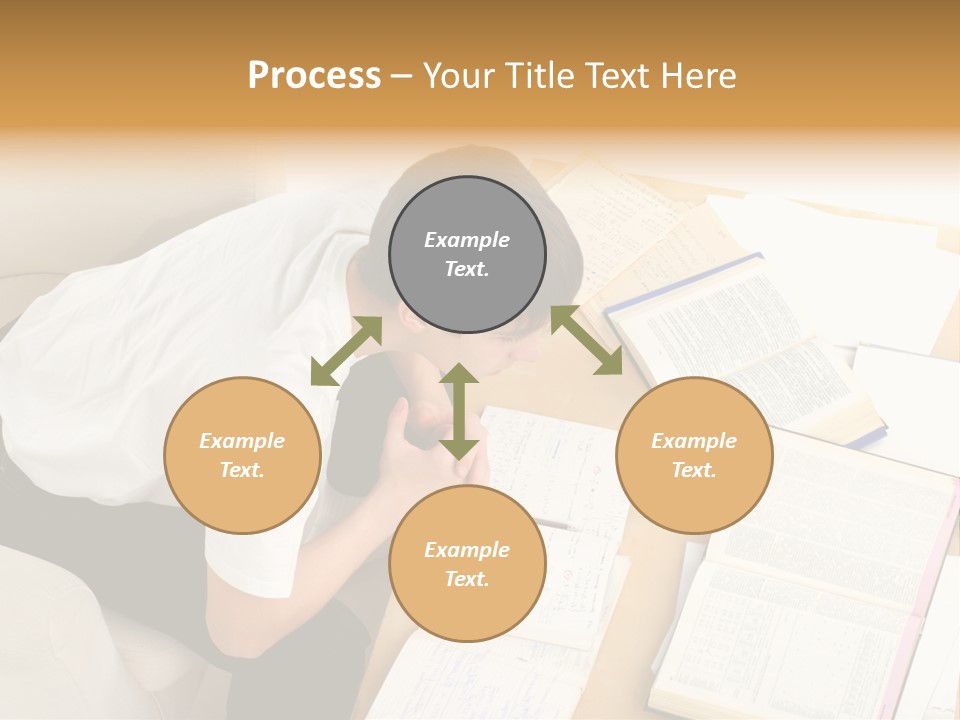 Youth Touch Attention PowerPoint Template