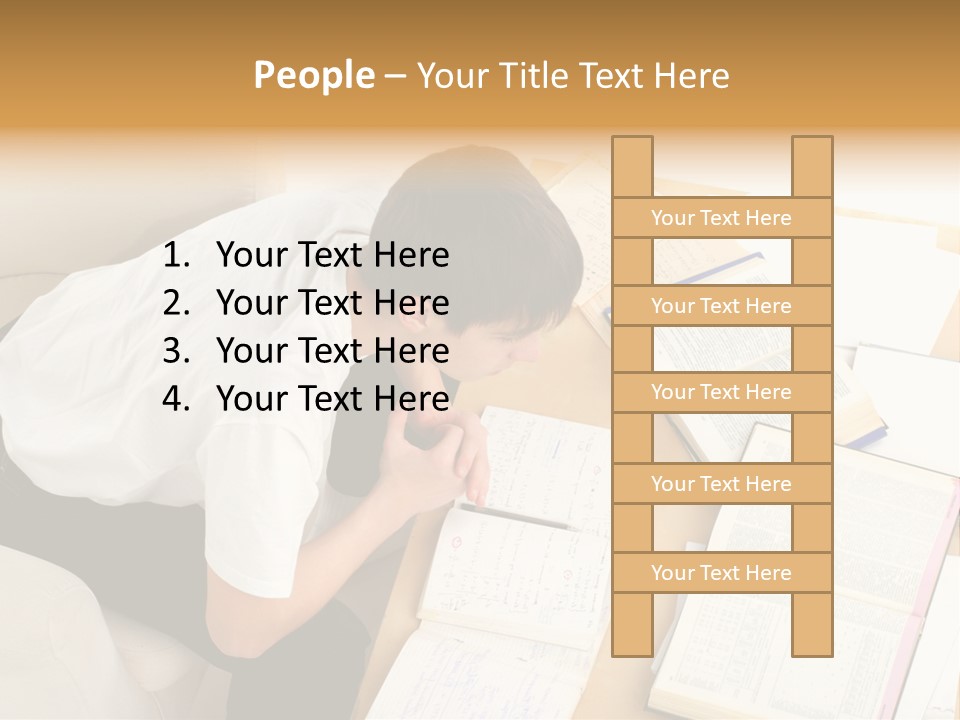 Youth Touch Attention PowerPoint Template