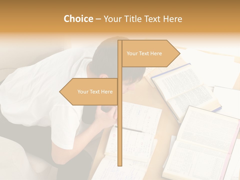 Youth Touch Attention PowerPoint Template