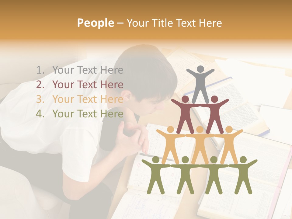 Youth Touch Attention PowerPoint Template