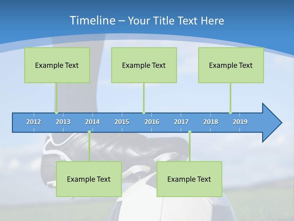 Sport Guy Sky PowerPoint Template