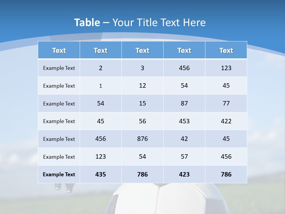 Sport Guy Sky PowerPoint Template