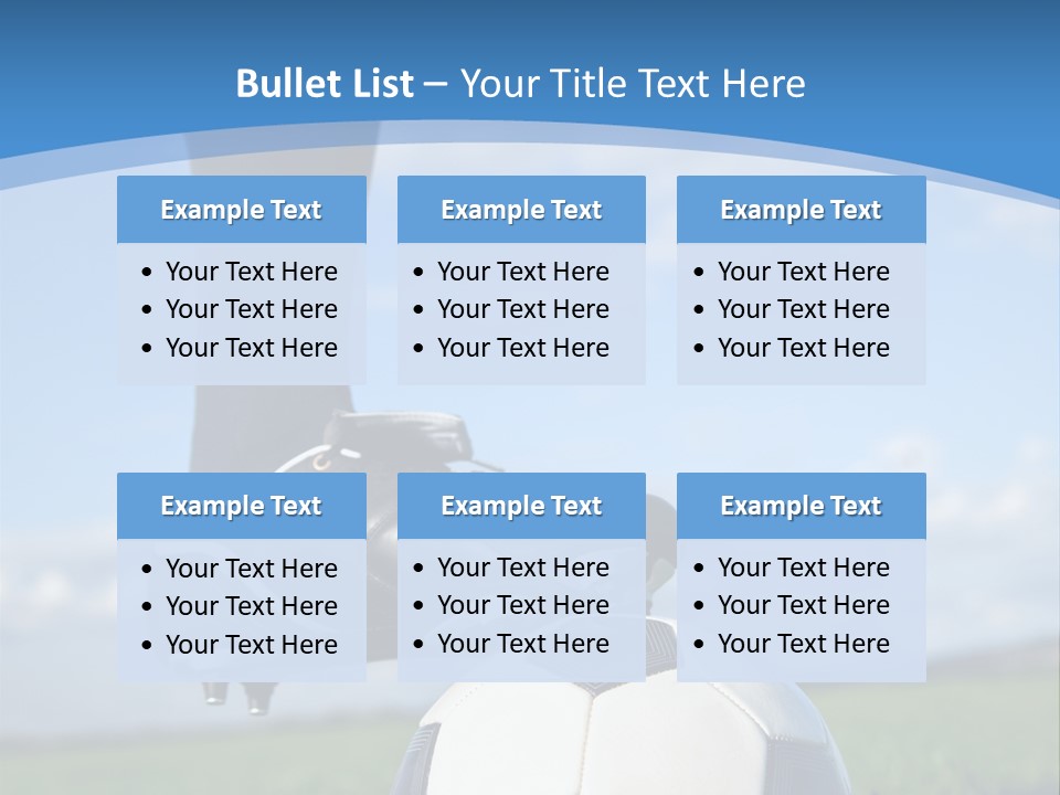 Sport Guy Sky PowerPoint Template